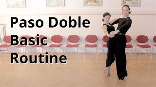 Paso Doble Basic Routine Membership Figures  Marts Smolko  Tina Bazykina [upl. by Ahsenot]