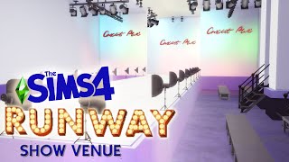 Sims 4 Speed Build  Runway Show Venue  NO CC  DOWNLOAD [upl. by Vasili774]