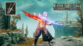 Elden Ring Shadow of the Erdtree  Rellanas Twin Blades Weapon Moveset Showcase [upl. by Roban232]