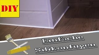 ⏩ Saubere Silikonfugen ziehen von Ingo  Der Heimwerker [upl. by Hafital]