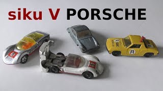 Siku V ZinkgussSerie PORSCHE 160 Modellautos 1963  1975 Sieper Lüdenscheid  4K Video [upl. by Nofpets485]