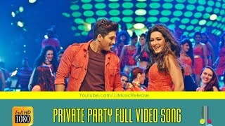 Private Party  Malayalam  Full Video Songᴴᴰ Yodhavu The Warrior Malayalam 2016  AlluArjun [upl. by Akibma]