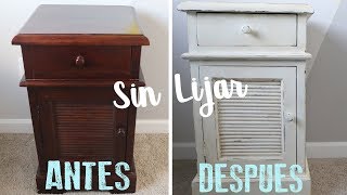 Remodela un mueble viejo rápido y fácil  Chalk Paint Mueble Vintage con Efecto Envejecido MundoMom [upl. by Holey]