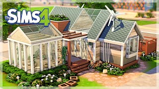 SMALL ECO HOUSE 🌱  The Sims 4 Speedbuild  No CC [upl. by Dnamron]