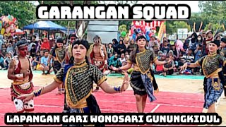 GARANGAN SQUAD ORIGINAL  BABAK PUTRI  LAPANGAN GARI WOGANOSARI GUNUNGKIDUL [upl. by Bird]