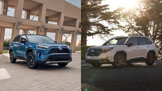 2025 Subaru Forester vs 2024 Toyota RAV4 Compact SUV OnPaper Showdown [upl. by Ettenom505]