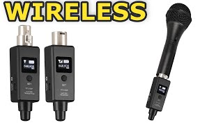 Unboxing UHF Microphone wireless system  connecting to DSLR and tests [upl. by Fisken317]