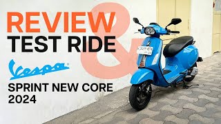 Wow  Vespa Sprint S New Core Nik 2024 [upl. by Lingwood]