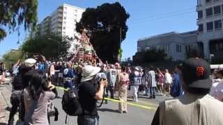 Northern California Cherry Blossom Parade 2013 Taru Mikoshi [upl. by Riebling]