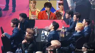 EXO AND BTS REACTION NCT SPEECH IN 4 LANGUAGE KOREA JAPAN CHINESE amp ENGLISH SO FUNNY [upl. by Nellda18]