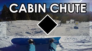 Copper Mountain  ADVANCED  Cabin Chute [upl. by Yelahc]