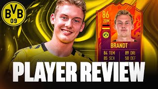 FIFA 22 quotBRANDTquot GEFÄHRLICH BRANDT HEADLINER PLAYER REVIEW [upl. by Yebot3]