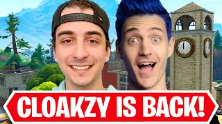 Cloakzy Returns To Fortnite 2 YEARS Later [upl. by Einnahc]