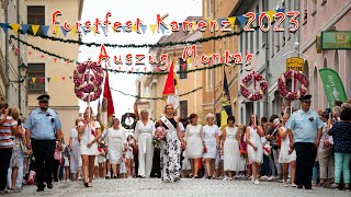 Forstfest Kamenz 2023  Auszug Montag [upl. by Alegnatal534]