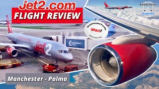 Jet2 Holidays 757 Flight Review  Holiday Flight From Manchester MAN To Palma Mallorca PMI 2022 [upl. by Uaerraj]