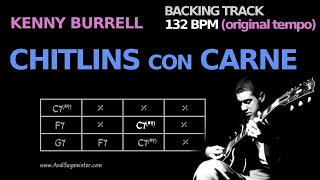 Chitlins Con Carne Kenny Burrell Backing Track [upl. by Airam]