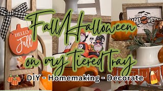 Fall amp Halloween Tiered Tray Fun [upl. by Cinelli]