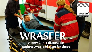 WRASFER  2 in 1 disposable patient wrap amp transfer sheet [upl. by Honig]