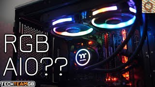 Thermaltake Floe Riing 240 RGB AIO Cooler Review [upl. by Sofie]