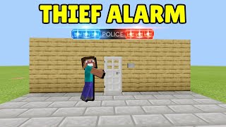 MINECRAFT HOW TO MAKE A THIEF ALARM SYSTEM [upl. by Rogerson]