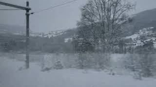 Norway Train Ride between Oslo and Bergen [upl. by Haridan471]