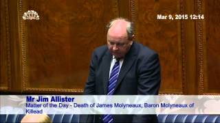 MLAs Pay Tribute to James Molyneaux Baron Molyneaux of Killead [upl. by Yna]