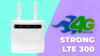 Обзор WiFi маршрутизатора Strong 4G LTE Router 300 [upl. by Enelrats]