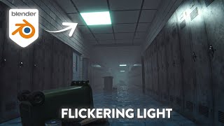 How to Make a Flickering Light in Blender [upl. by Mirelle]