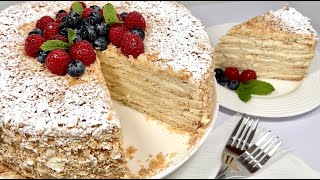 Napoleon Cake  Napoleon Cake Recipe  How To Make Napoleon Cake Recipe [upl. by Durand]