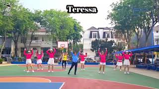 Teressa  Line Dance  Demo  Beauty LD Sunny MK  Mei2 LD Class [upl. by Tulley]