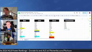 Creating the 2024 MLB Power Rankings  PitchCon 2024 [upl. by Nylodnewg724]