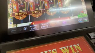 Double jackpot at the bookies centurion slot game [upl. by Ynoep]