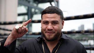 Tai Tuivasa Returns Home After Epic Knockout Of Derrick Lewis [upl. by Doralynn690]