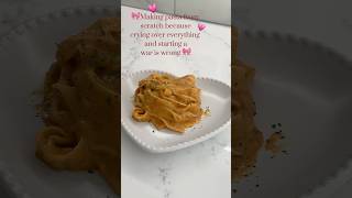 Making pasta from scratch 🎀💗 aesthetic girltherapy food pasta fyp ytshorts youtubeshorts [upl. by Maurita798]