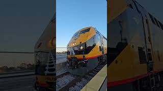 Heartland Flyer pulling into Fort Worth platform 112424 203 amtrak [upl. by Mirielle]