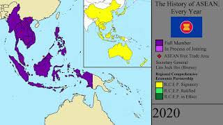 The History of ASEAN Every Year [upl. by Elvie462]