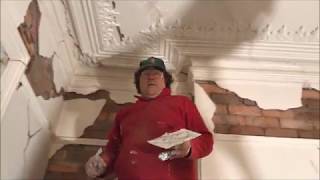 Full Room Plaster Restoration early 1900s House [upl. by Enelaj]