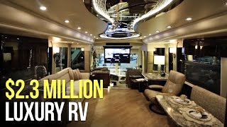 23 MILLION Motorhome RV Tour  Millennium Prevost [upl. by Aydan769]