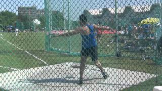 Ehsan Hadadi 6820 discus throw [upl. by Asilaj]