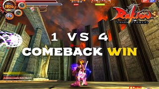 Rakion  1 vs 4 Comeback in Golem War [upl. by Eilsil504]