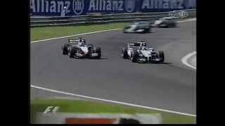 Hungary 2002 Raikkonen vs Montoya great battle [upl. by Lrae557]