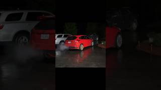 Focus ST catless downpipe awe track exhaust and Pop tune youtubeshorts trending asmr shorts [upl. by Linn]