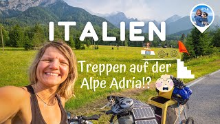 Fahrradtour mit Ebike und Hund durch Europa 14  Alpe Adria Italien [upl. by Nuris]