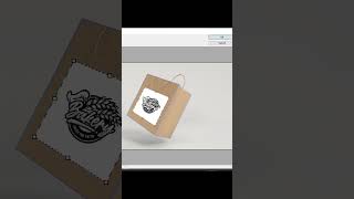 Photoshop Tricks Place Designs on Bags with Vanishing Point Toolquotyoutubeshorts photoshoptutorial [upl. by France919]