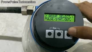 Endress  Hauser Promag Wiring and programming with password [upl. by Christal22]