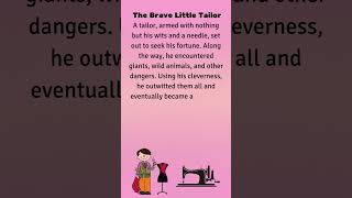 The Brave little tailor story  short moral story  kids learning  Lesson able story  Educational [upl. by Anera]