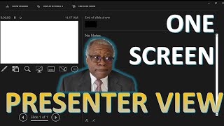 How To Use Presenter View With One Screen In PowerPoint [upl. by Lem]