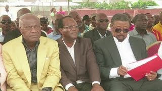 Gabon Tournée nationale de opposant Jean Ping [upl. by Yoo]