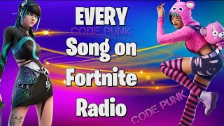 Every Fortnite Radio Song July 2022 ArtistsTitles [upl. by Penthea]