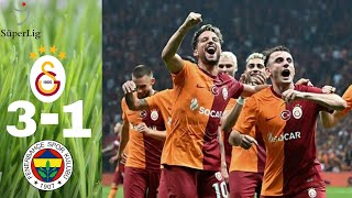 Galatasaray vs Fenerbahce 31 Turkish Super League 20242025 [upl. by Lukas]